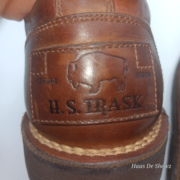 H.S. Trask  Oxford Casual Brown Leather Lace Up Men's Size 11.5 - Picture 10 of 11